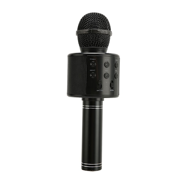 Trådløs Bluetooth Mikrofon Bærbar 4 i 1 Multifunktionel Støjreducerende Karaoke Mikrofon til Hjemme KTV Fest Bil Sort{ee]