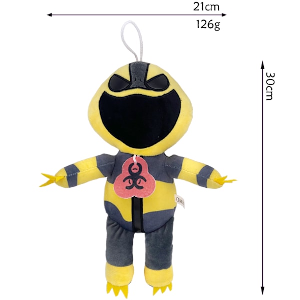 Nightmare Critters Plyschleksak Yarnaby Gosedjur Poppy Playtime Dockor Barnpresent Yellow frog