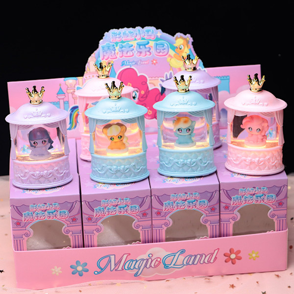 My Little Pony Magic Paradise Luminous Nattlampa Skrivbordsdekoration Stjärnljus Hantverk Ornament Studentpresent Yellow Hair