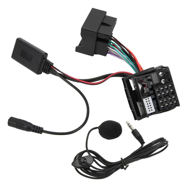 Bilstereo 40-Pin Kabelhärva Adapter med Bluetooth Mikrofon AUX för Citroen C2 C3 C4 C6