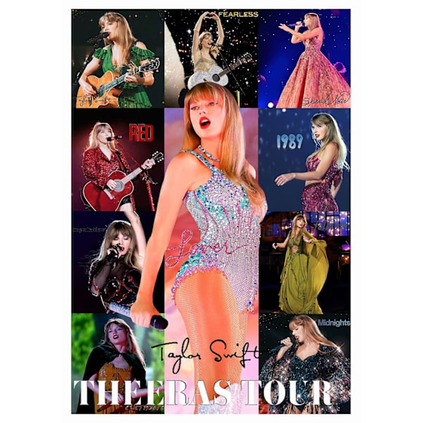 Taylor Swift Merch Diamantmaleri Kits 5D Diamantkunst Kits til Voksne DIY Gave #02