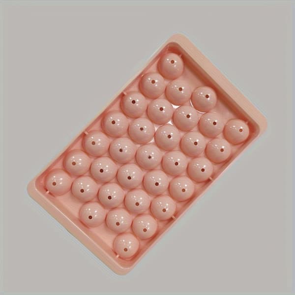 1 st Rund Iskubbricka Form Sfär Maker Rosa Blå Pink
