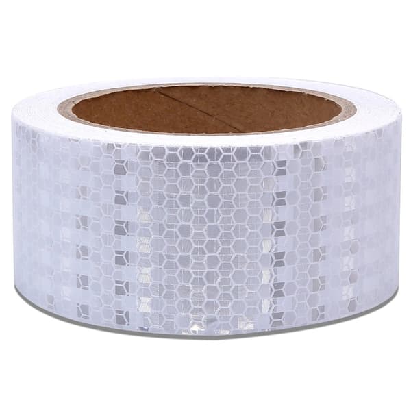 Reflekterende tape, hvid (2 ruller)