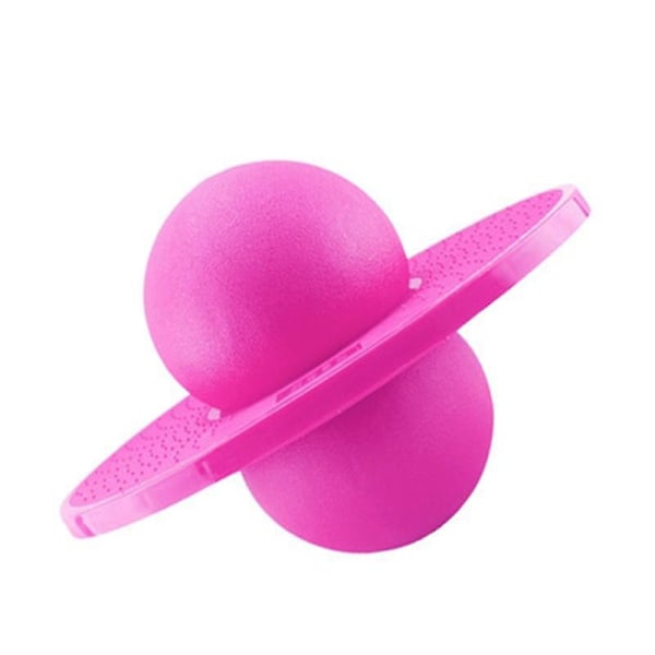 Hopper Pogo Boll Balansbräda Hopp Studs Hopp Fitness Planet Hoppleksak Pink