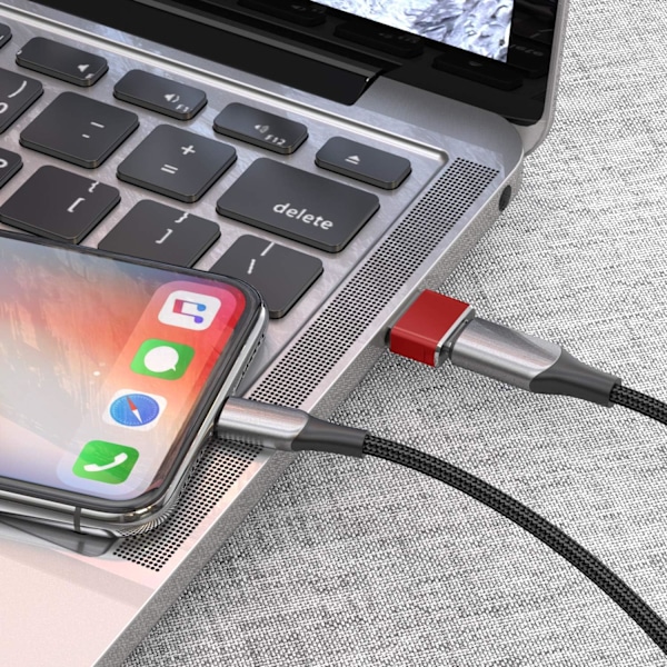 3-pak USB C-adapter, Type C hun til USB A han opladerkabelkonverter til Apple Watch Ultra iWatch Series 8 7 9, iPhone 11 13 14 16 Plus Max Pro
