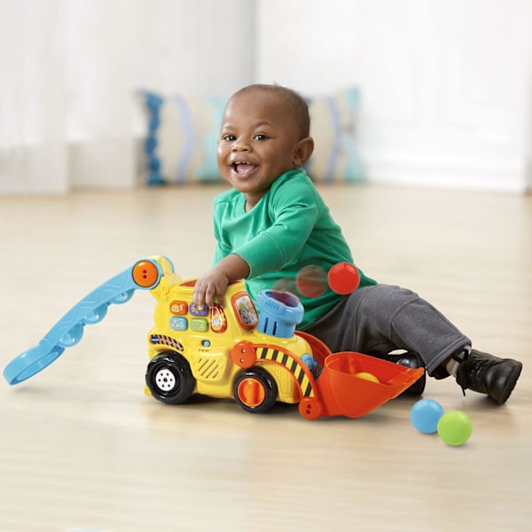 Tryck & Pop Bulldozer, Gul