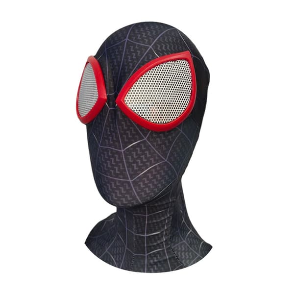 Morsom superheltmaske i spandex for cosplay og direktesending, tilbehør til rollespillfester Pete Adults