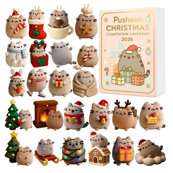 Halloween Julekalender 2D Akryl Samlerlegetøj Nedtælling Collectible Toy E 26*18*3CM