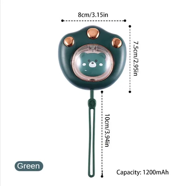 Mini Elektrisk Håndvarmer Genopladelig Hurtig Opvarmning Sød Kattepote Håndvarmer Øjeblikkelig Varmepakke Vinteropvarmningstilbehør style 02