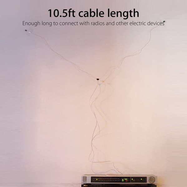 Radioantenne, innendørs dipolantenne, radiomottakerantenne