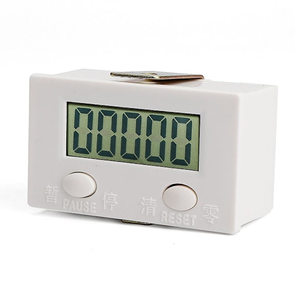 0-99999 LCD Digital Display Elektronisk Tæller Punch Magnetisk Induktion Nærhedsafbryder Gensidig FW White