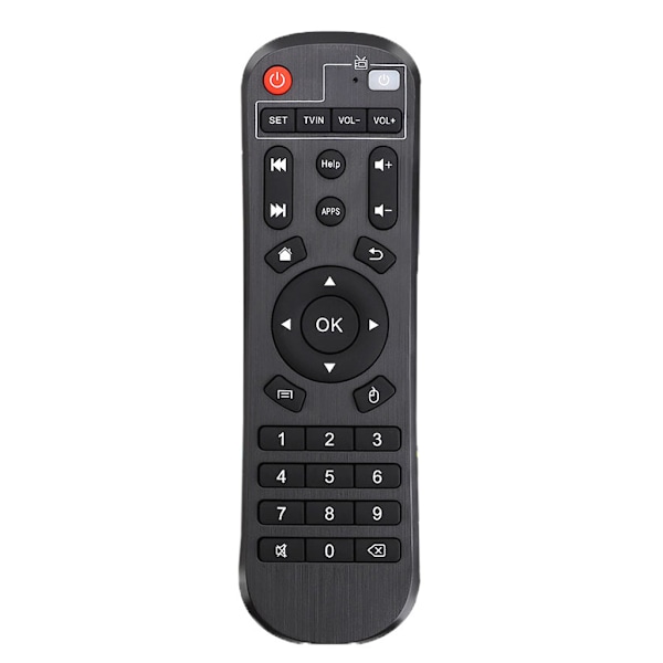 Fjernbetjening til medieafspiller - udskiftningsfjernbetjening til Android Box H96/H96 PRO/H96 PRO+/H96 MAX H2/H96 MAX PLUS