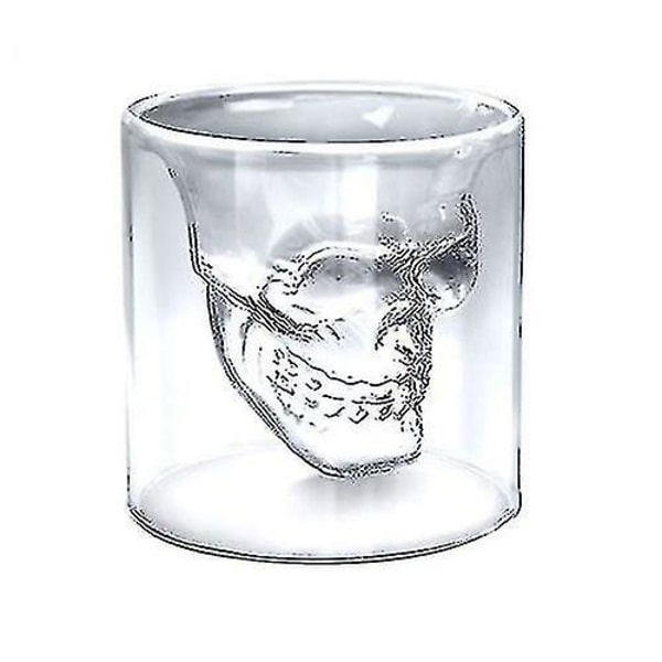 Skull Spirit Crystal Alkoholglas 74 ml förpackning med 4