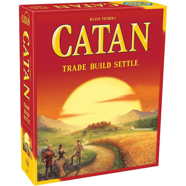 Catan Brætspil (Basisspil) | Familiespil | Brætspil til Voksne og Familie | Eventyrspil | Alder 10+ [db]