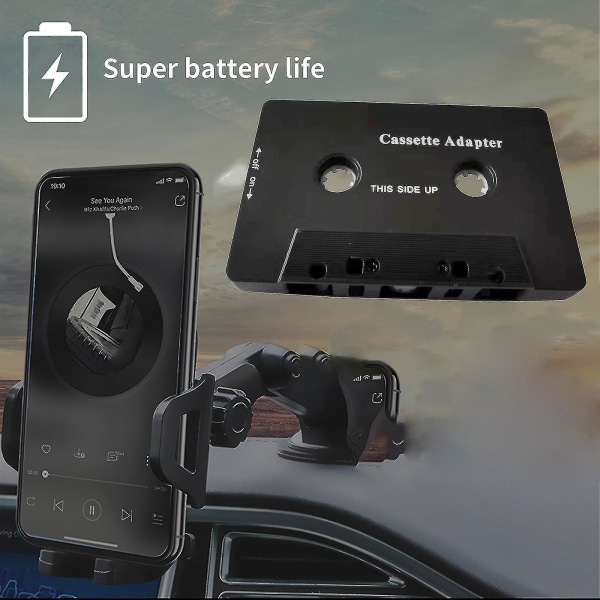 2024 ny bilkassettadapter med USB laddning och Bluetooth kompatibilitet