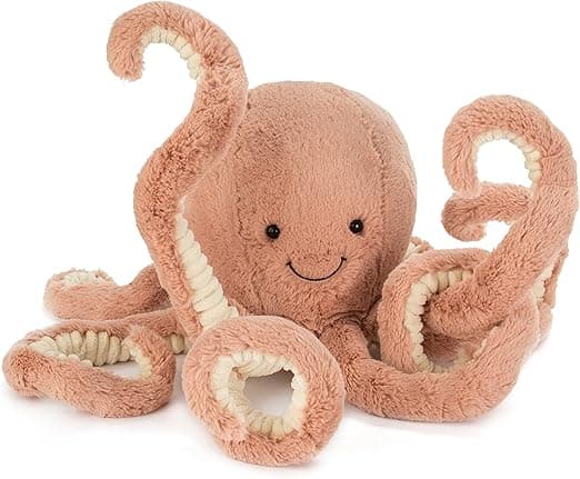 Jellycat Odell Octopus Stuffed Animal - Small 23 cm