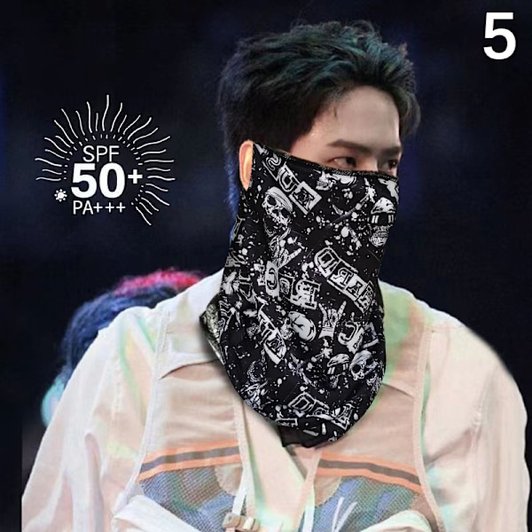 1st Fashion Punk Mask för män kvinnor sommar ansikte hals UV-skydd 5