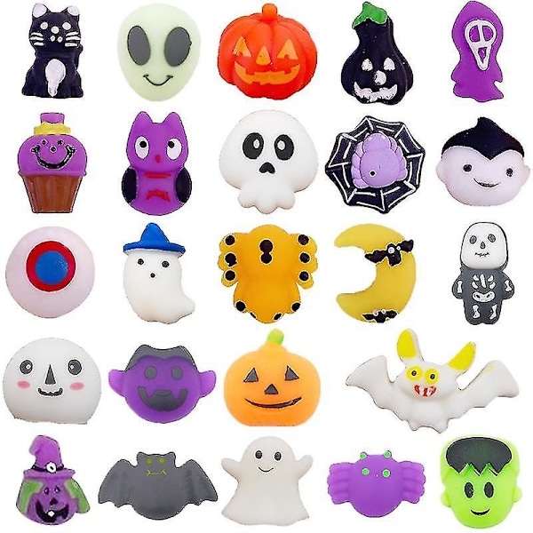 10 stk Halloween Mochi Squishy Legetøj Halloween Legetøj Til Børn Halloween Party Favør Halloween Godteposer Gaver Klem Legetøj Animal