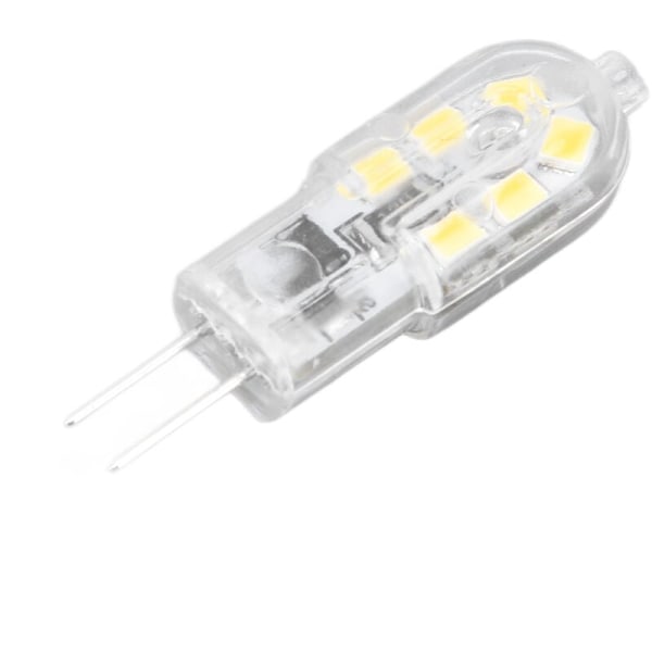 10 st G4 LED-lampa Dimbar med Hög Färgåtergivning Transparent Skal Lampor för Landskapsbelysning DC 12V (Varmvit)