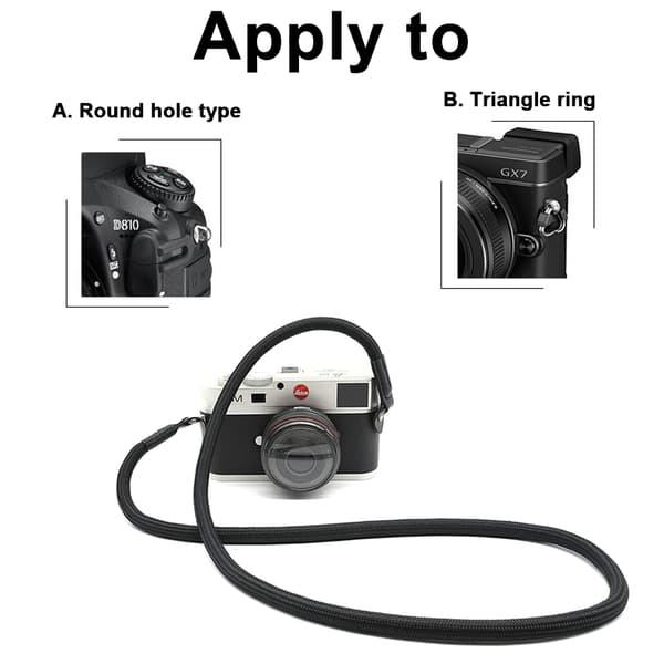 Rope Camera Strap, Camera Shoulder Strap Handmade Soft