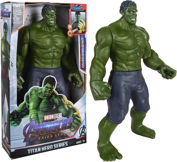 Hulk-figur, Hulk Marvel Ultimate Titan Hero Series, Marvel Avengers Actionfigur 30 cm Titan