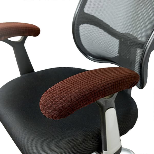 Par Kontorstol Armlene Trekk, Elastiske Kontorstol Armlene Trekk Dark brown