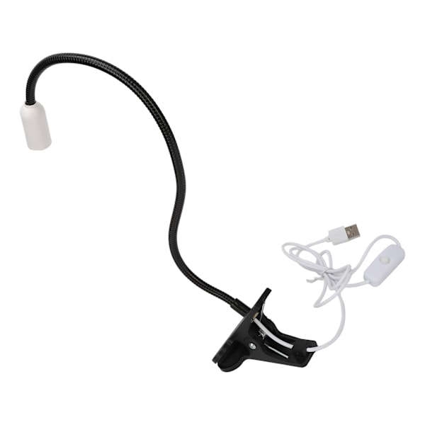 6W Stor Chip UV LED Skrivbordslampa med Flexibel Svanhalsklämma 360 Graders Roterande Handsfree Clip-on Nagellampa{EE}