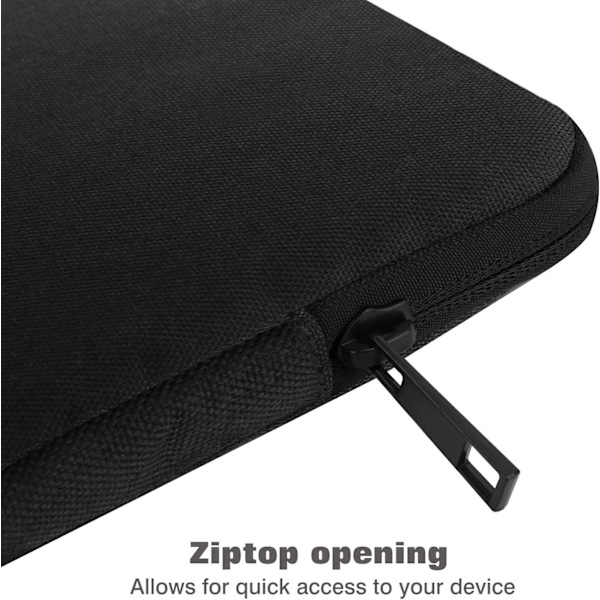 9-11 tums surfplattefodral passar nya 11-tums iPad Pro M4/iPad Air M2 2024, iPad Air 5/4/3 10,9\"/10,5\", iPad Pro Black