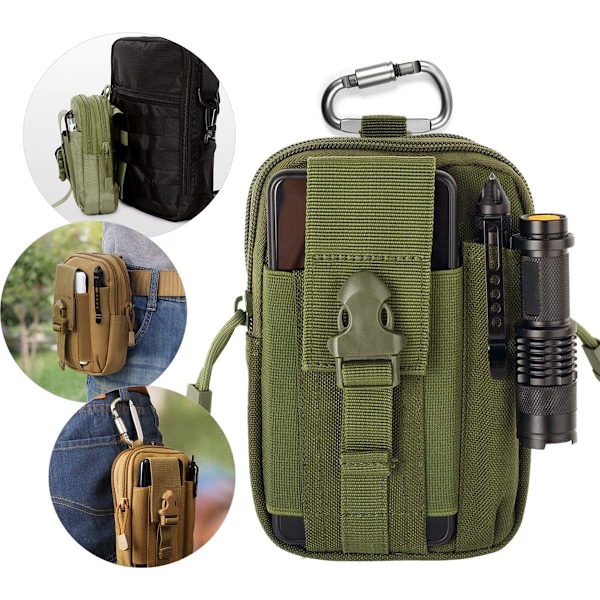 Taktisk Bältesväska, EDC 210D Molle Bältesväska/Multifunktionell Väska{EE}