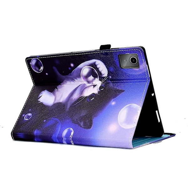 Smartfodral i läder för Lenovo Tab M11 / Xiaoxin Pad 11 2024 Bubble Cat