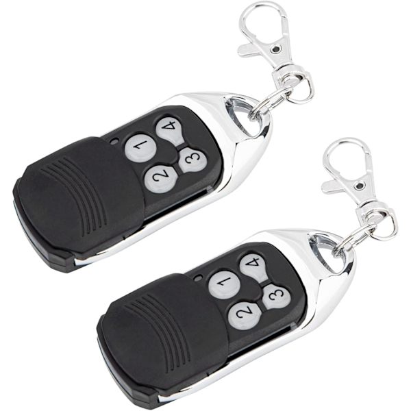 Crawford EA433 2KS/4KS Handsändare - 2-pack - 433.92MHz Scroll Code Fjärrkontroll