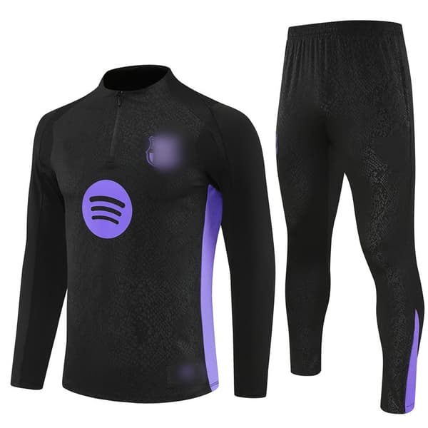 Langærmet træningsdragt med halv lynlås Orange [Player Edition] T90 10
