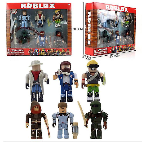 Roblox figurer legetøj 7-8 cm PVC action figur børne samling 4 4 4 4 Multicolored