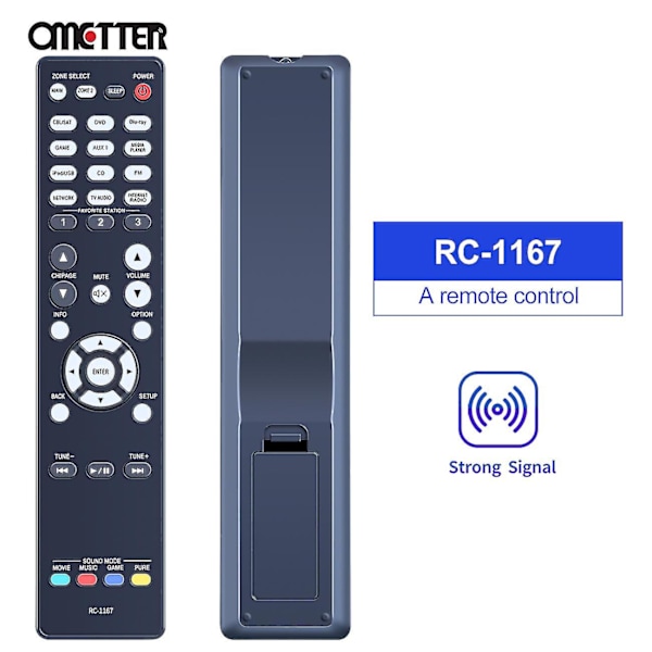 Rc-1167 fjernbetjening til Denon Avr-1913 Avr-2113 Avr-2313 Av Receiver System