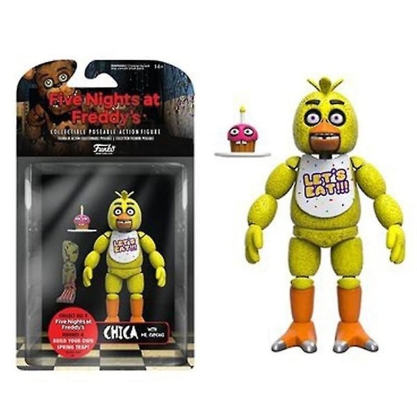 Five Nights at Freddy's Springtrap Sæt med 9 Leddede Actionfigurer Jst. Style D Freddy