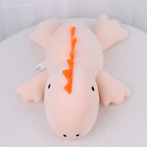 Erittäin pehmeä dinosaurus painotettu pehmolelu, halattava pehmolelu lapsille, söpö ja lämmin pehmotyyny, pinkki 45 cm