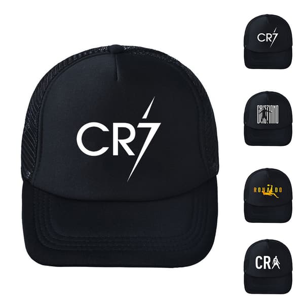 Cristiano Ronaldo Cap Adjustable Sun Visor Trucker Cap Summer Caps #4