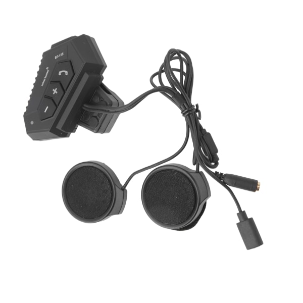 Motorcykel Bluetooth Kommunikationsheadset 2000mah Trådlöst vattentätt hjälmheadset för motorcyklar