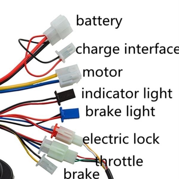 Børsteløs motorstyring og drejekontrol til elektrisk scootercykel, tilbehør til elektrisk cykel scooter null - 24V350W