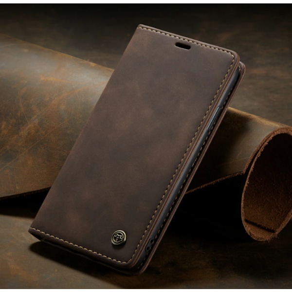 Lærdeksel for iPhone 13 | Mørkebrun