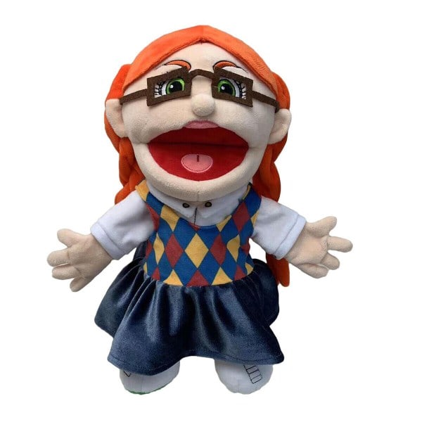 41cm Jeffy Mamma och Pappa Dockhatt Handgjord Plysch Cosplay Leksak Dockpresent Unik A A