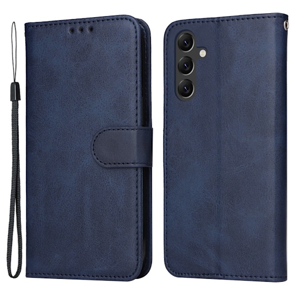 SKALO Samsung A15 5G PU-Læder Pungetui - Flere Farver Blue Blå