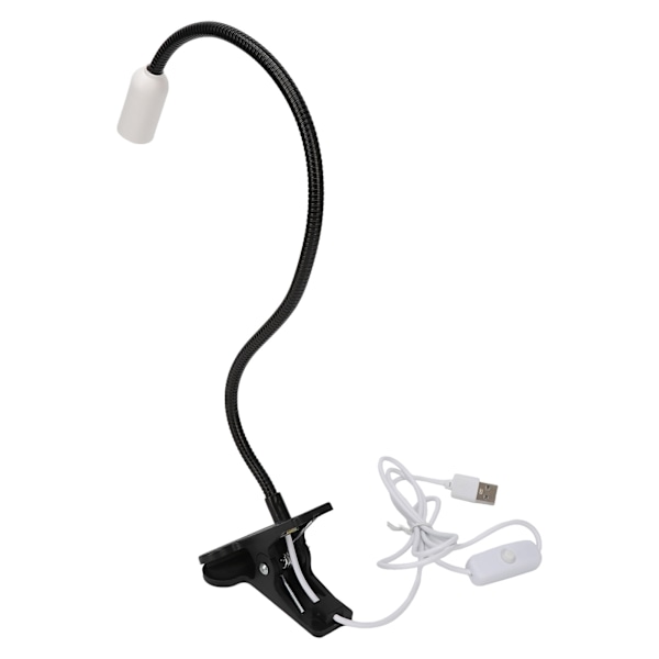 6W Stor Chip UV LED Skrivebordslampe med Fleksibel Svanehalsklemme 360 Graders Roterende Håndfri Clip-on Neglelampe{EE}