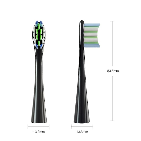 4 st Ersättningsborsthuvuden för Oclean X/ X Pro/ Z1/ F1/ One/ Air 2/se Sonic Elektrisk Tandborste Dupont Mjuka Borstmunstycken