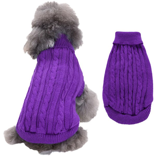Kæledyrstilbehør Hundetøj Ensfarvet Hundetrøje Hundetøj Efterår og Vinter xl