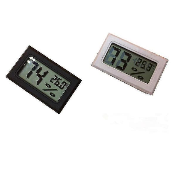 12-pack Digital Hygrometer Termometer - Mini Inomhus Fuktighets-/Temperaturmätare