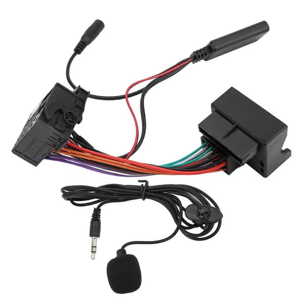 Bilstereo 40-Pin Kabelhärva Adapter med Bluetooth Mikrofon AUX för Citroen C2 C3 C4 C6