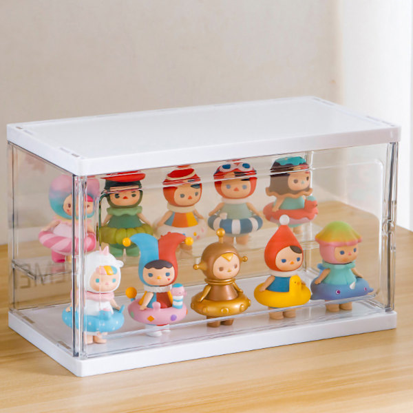 Transparent display case clear storage box collection box for collection plastic standard type 0.8