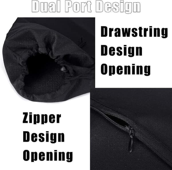 Leaf Blower Drawstring Leaf Bags 2-Pack, Practical Bags for Leaves and Garden Waste