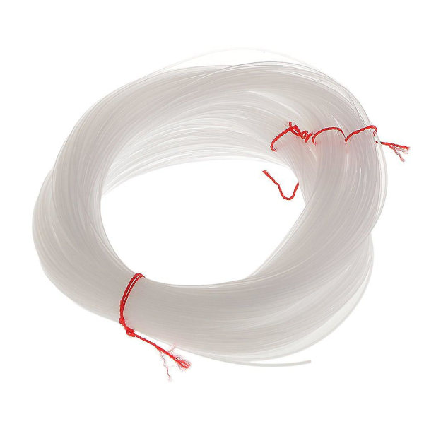 100 meters clear nylon 1mm diameter Boat/cast fishing line wire hook binding